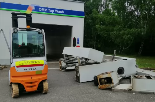 Montáž automyčky OMV TOP WASH Příbram - 999