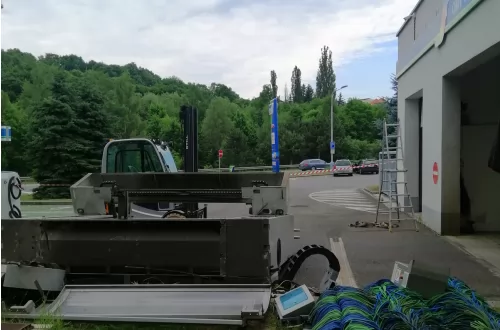 Montáž automyčky OMV TOP WASH Příbram - 999