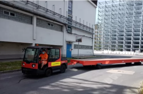 Rent of tow tractors VZV RENT
