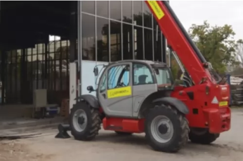 Pronájem MANITOU MT 1840 stavba banky ČSOB Hradec Králové