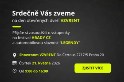 Srdečně Vás zveme na den otevřených dveří VZVRENT