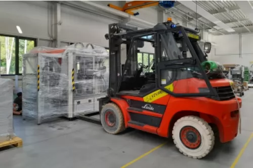 Loading in Úvaly