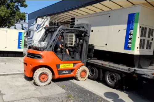 Stowing diesel unit