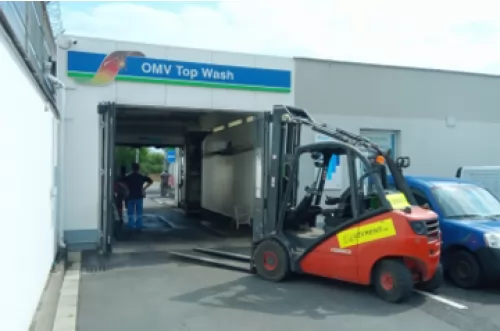 Instalation and dismantle of truck wash