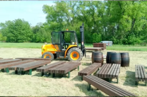 Preparation of Pilsner Urquell´s event